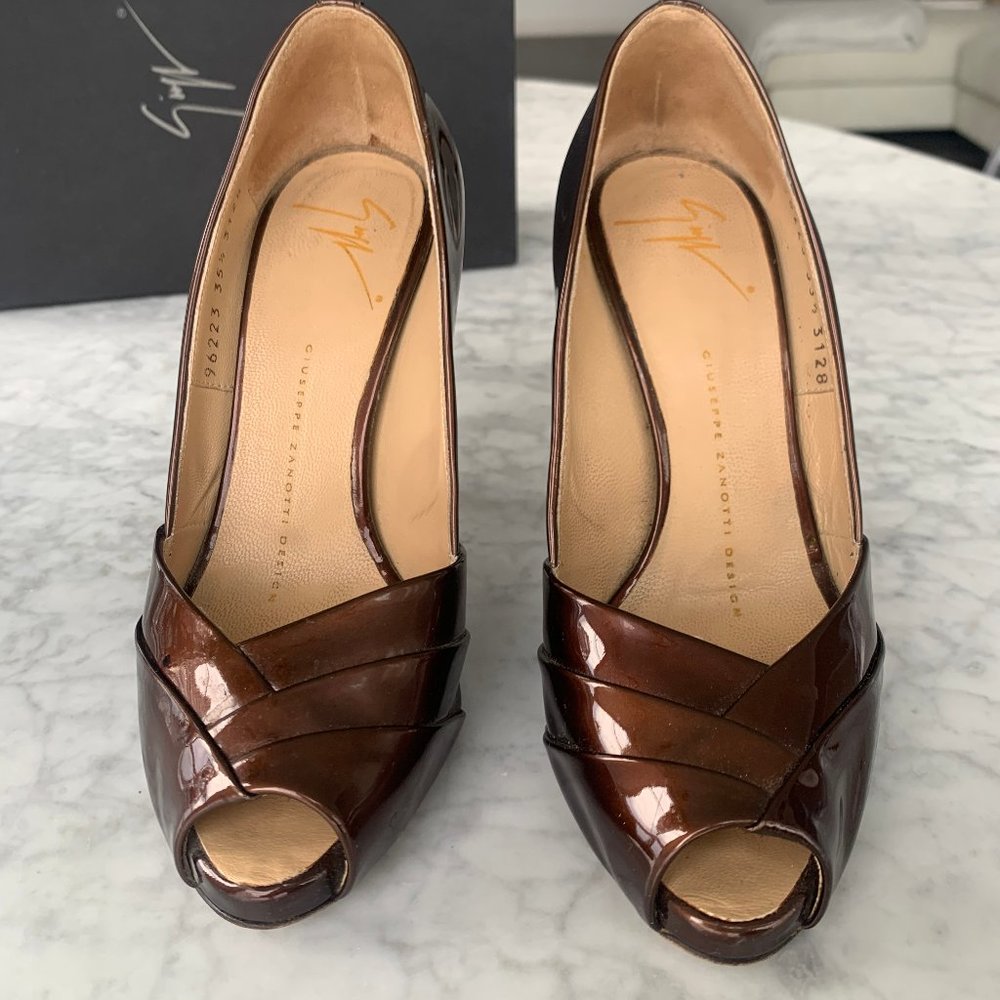 Giuseppe Zanotti bronze pumps